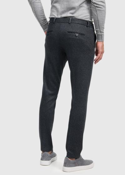 Danior tumši pelēkas vīriešu bikses - back