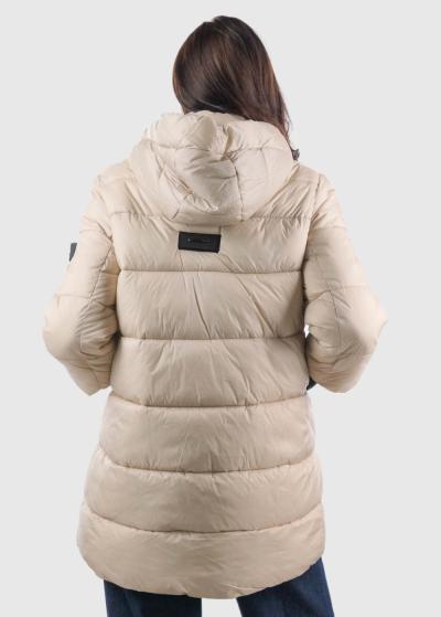 Zelmira bēša sieviešu jaka - back