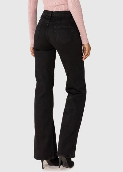 Sarvesh melni sieviešu džinsi - back