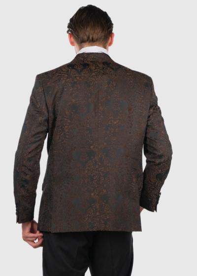 Tekle vīriešu žakete ar rakstu  - back