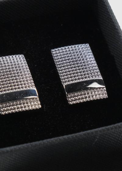 Subrada krāsas vīriešu aproču pogas - back