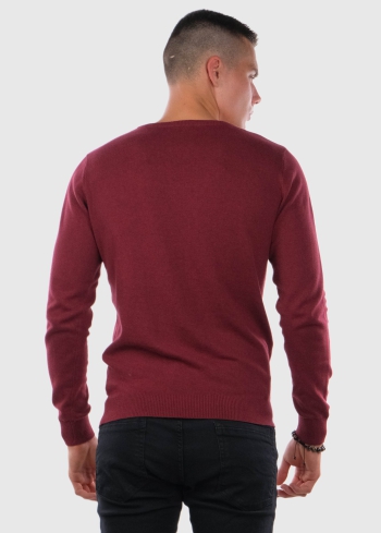 Mario sarkans vīriešu džemperis - back