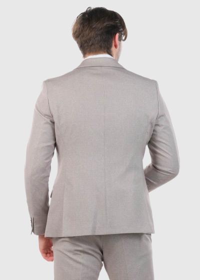 Akinori bēša vīriešu žakete - back