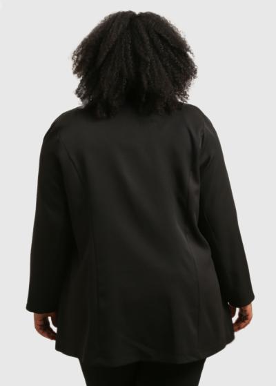 Anora Lielo izmēru melna žakete - back