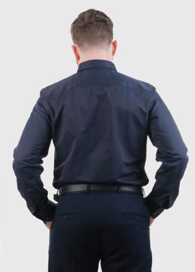 Adam tumši zils vīriešu krekls - back