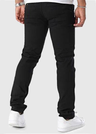 Ayumi melnas vīriešu bikses - back