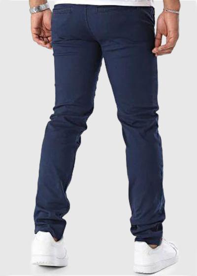 Ayumi tumši zilas vīriešu bikses - back