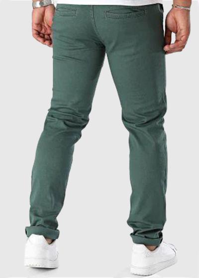 Ayumi zaļas vīriešu bikses - back