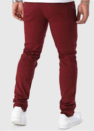 Ayumi sarkanas vīriešu bikses - back