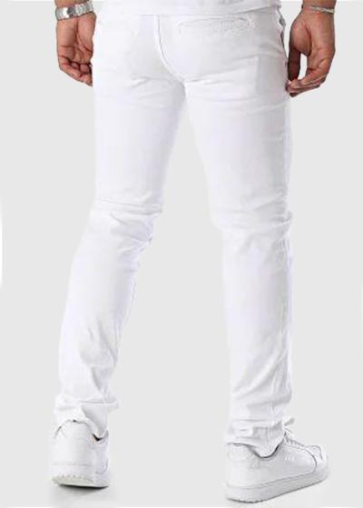 Ayumi baltas vīriešu bikses - back