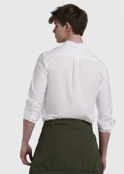 Aiden balts klasiskais krekls - back