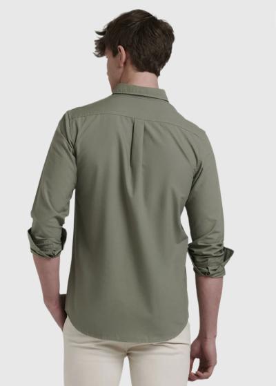 Aiden zaļš klasiskais krekls - back