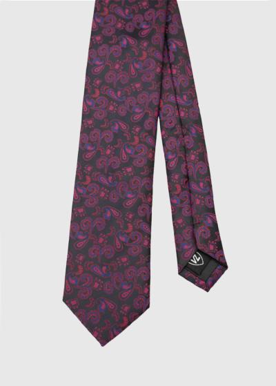 Aurel vīriešu kaklasaite ar rakstu  - back