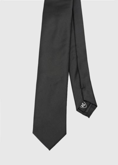 Akshay melna vīriešu kaklasaite - back