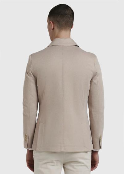 Arktos bēša žakete ar kargo tipa kabatām - back