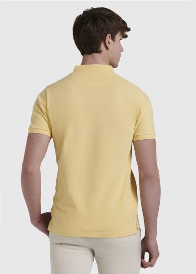 Bob dzeltens vīriešu polo krekls - back