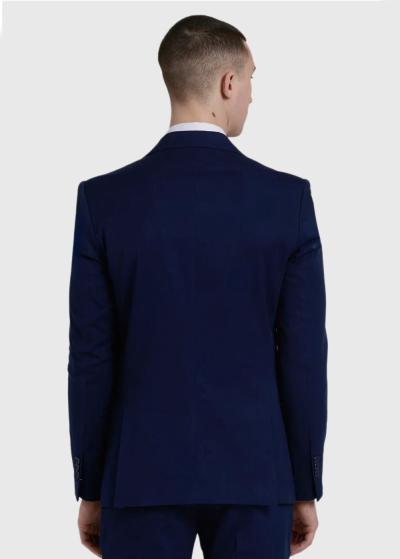 Barry tumši zila vīriešu žakete - back