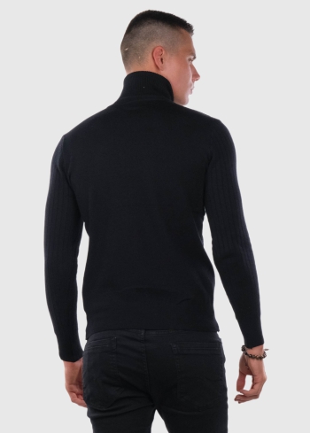 Colombano melna vīriešu silta bītlene - back