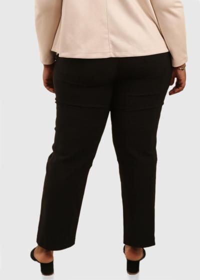 Adisa Lielo izmēru melnas sieviešu bikses - back