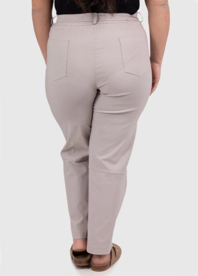 Adisa Lielo izmēru bēšas sieviešu bikses - back