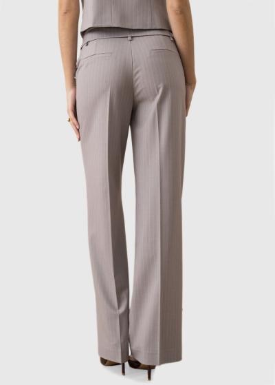 Azalea pelēkas strīpainas bikses - back