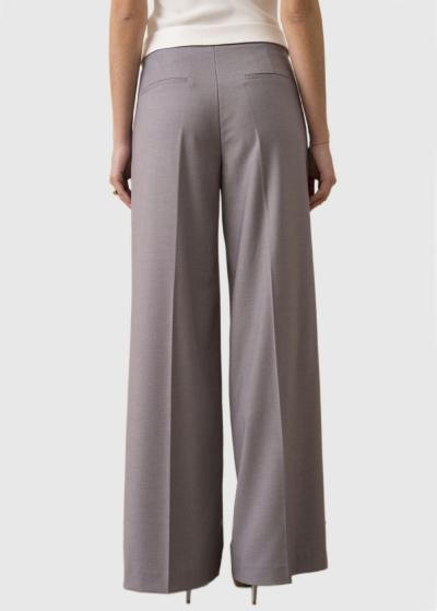 Avalona pelēkas platas bikses - back