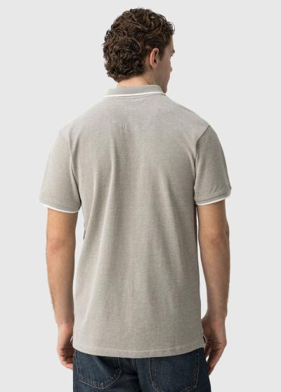 Haki vīriešu polo krekls - back