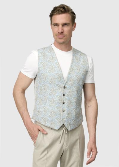 Akamu bēša divpusēja veste - back