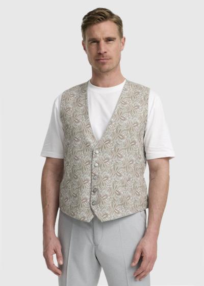 Absolem gaiši pelēka divpusēja veste - back