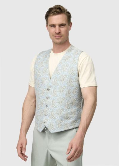 Lex gaiši zaļa divpusēja veste - back