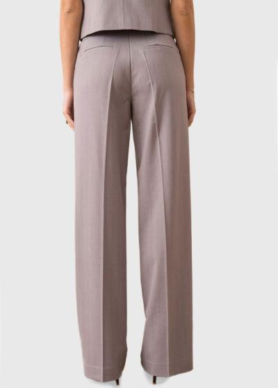 Aira pelēkas strīpainas bikses - back