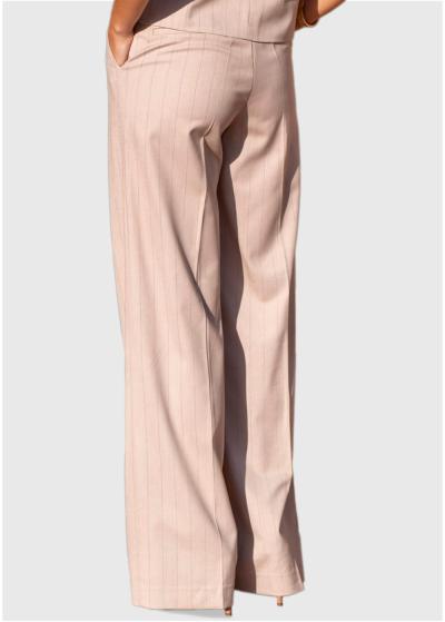 Aira bēšas strīpainas bikses - back