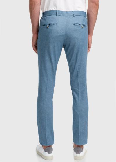 Tomoe zilas vīriešu bikses - back