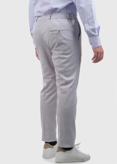 Trajce gaiši violetas vīriešu bikses - back