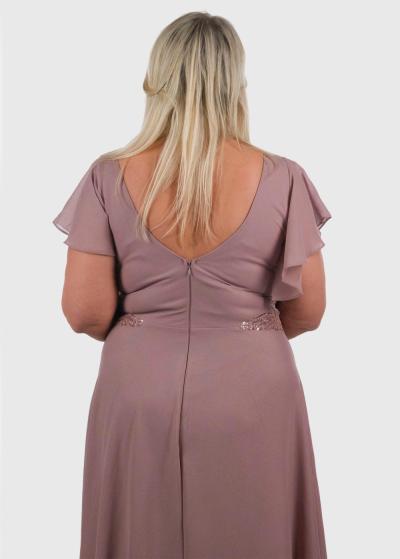 Dominika Lielo izmēru gara vakarkleita - back