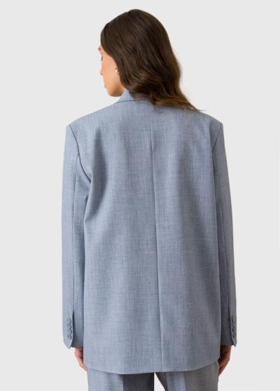 Anoush gaiši zila žakete ar pogām - back