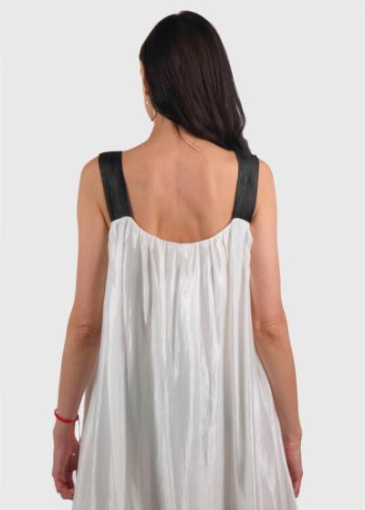 Azi balta īsa vakarkleita - back