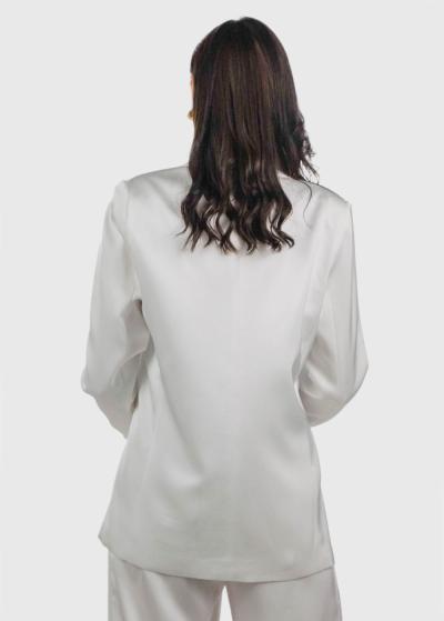 Aigerim balta sieviešu žakete - back