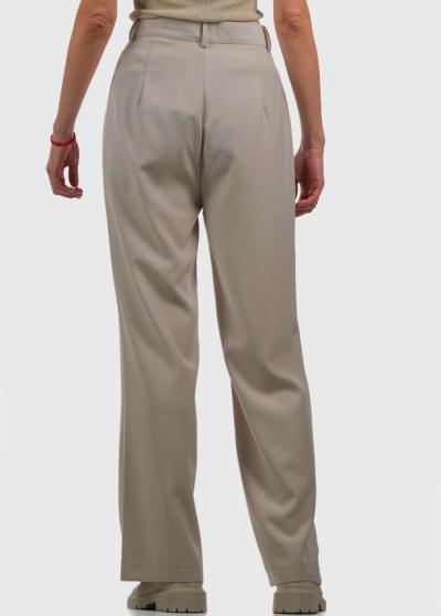 Astara bēšas platas bikses - back