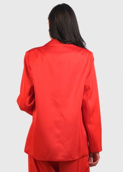 Aigerim sarkana sieviešu žakete - back
