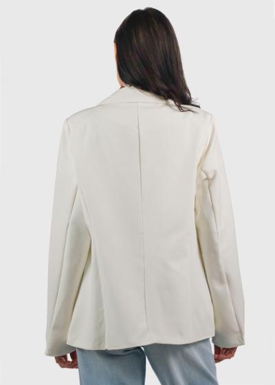 Aylin balta sieviešu žakete - back