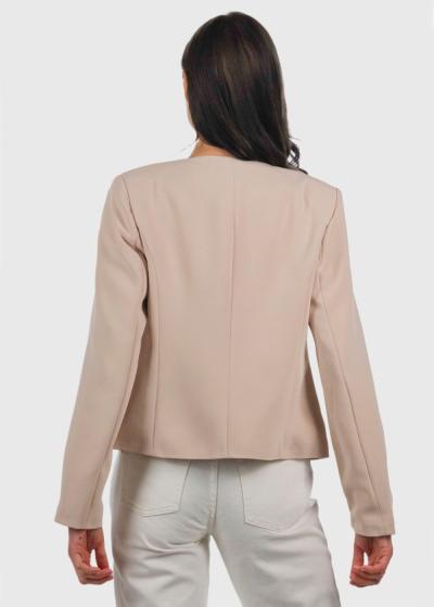 Isla bēša īsa žakete - back