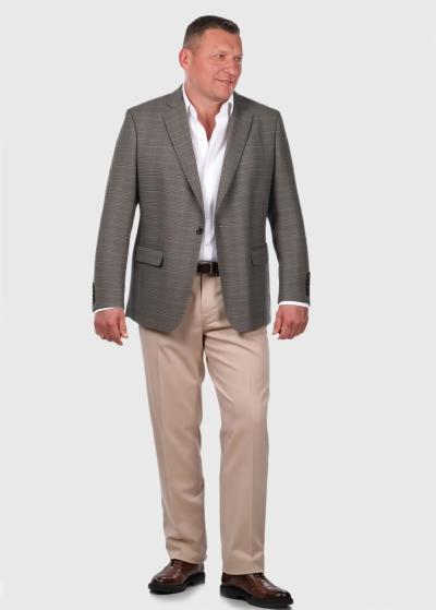 Basanti brūna rūtaina žakete - back