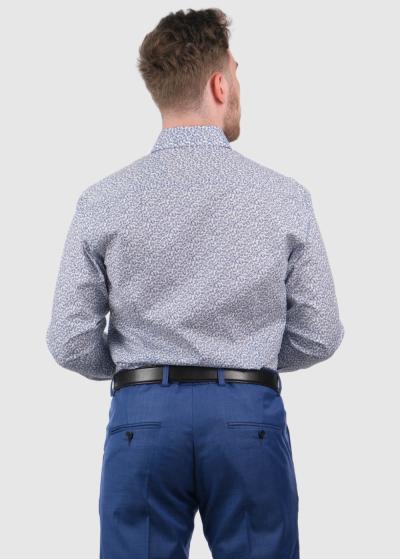 Vīriešu pieguļošais krekls ar rakstu - back