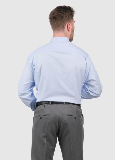 Gaiši zils klasiskais krekls - back