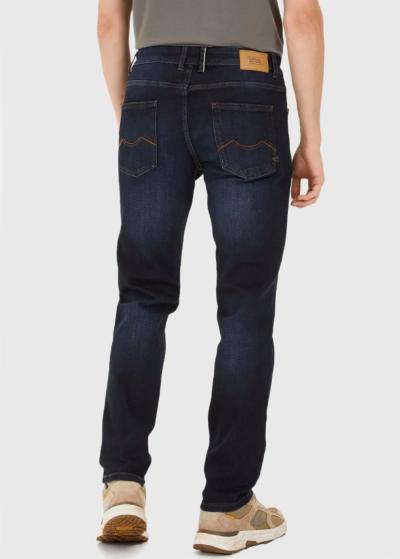 Camel Active Lielo Izmēru pelēki tumši zili džinsi - back