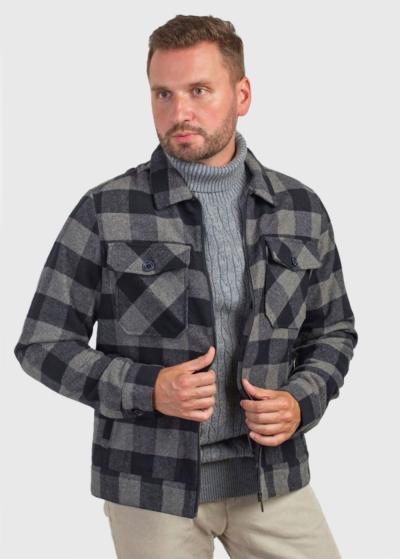 State of Art vīriešu rūtaina jaka - back