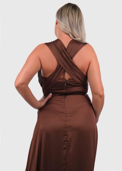 Bibi brūna gara vakarkleita - back