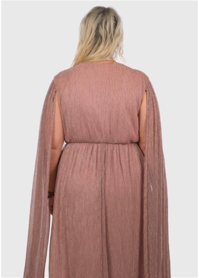 Carmilla Lielo izmēru rozā vakarkleita - back