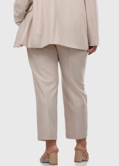 Danni Lielo izmēru bēšas sieviešu bikses - back